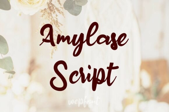 Amylase Script: The Elegant Font for Your Most Meaningful Designs