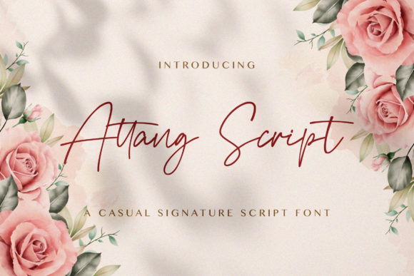 Attang Script: The Elegant Typeface for Modern Branding