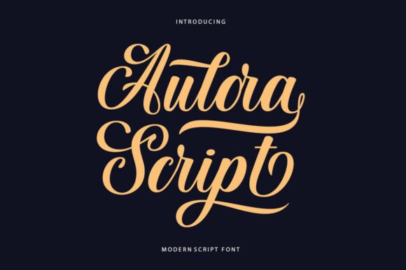 Aulora Script: Elegant Typography for Modern Design