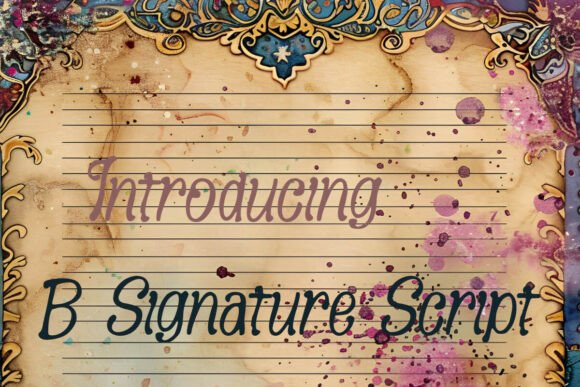 B Signature Script: Where Elegance Meets Everyday Creativity
