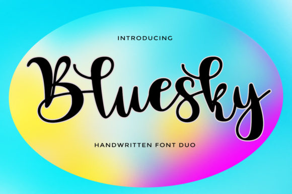 Bluesky Script: A Handwritten Font That Feels Like a Conversation