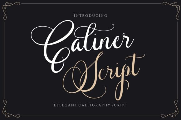 Caliner Script: Adding Elegant Sophistication to Your Designs