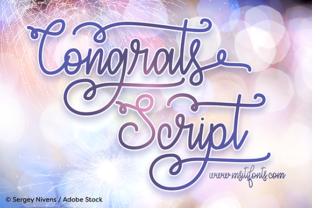 Congrats Script: Crafting Warmth and Elegance in Your Designs