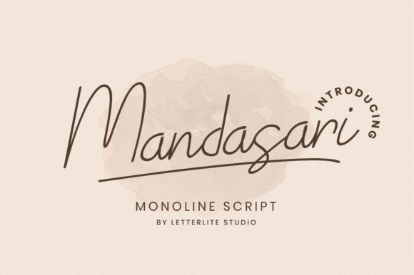 Designing with Elegance: The Mandasari Script Typeface