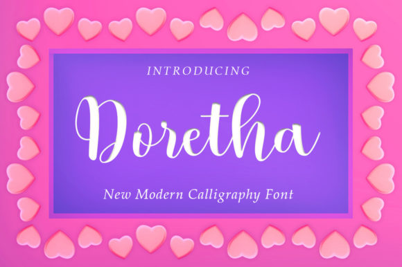 Doretha Script: Adding a Sweet, Dancing Charm to Your Projects
