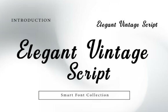 Elegant Vintage Script: A Timeless Typeface for Modern Creators