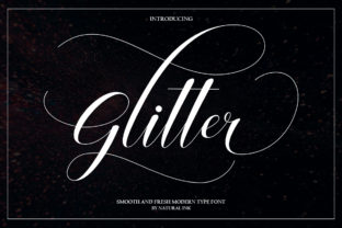 Glitter Script: Bold Swashes for Standout Design Projects