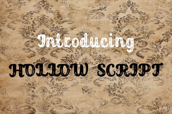 Hollow Script: The Dynamic Font for Modern Designers