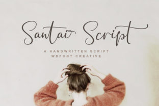Santai Script: The Modern Handwritten Font for Authentic Design