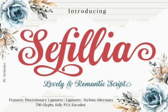 Sefillia Script: A Typeface That Breathes Life Into Your Brand