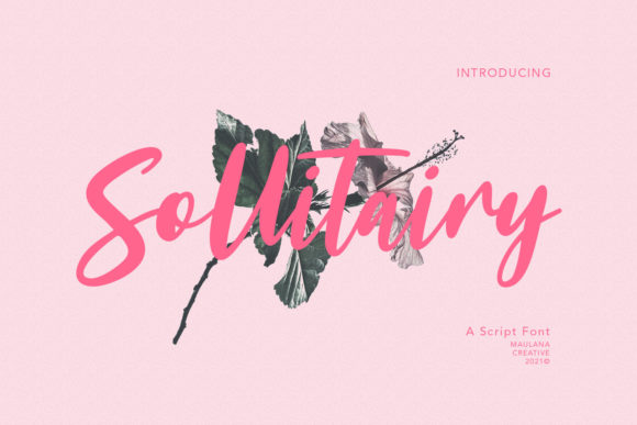 Sollitairy Script: The Elegant Typeface for Modern Brands