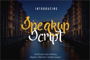 Speakup Script: A Handwritten Font with Bold, Beautiful Personality