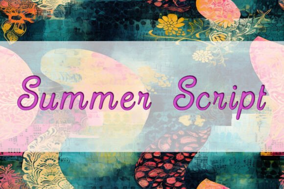 Summer Script: The Font That Captures Sun-Kissed Creativity